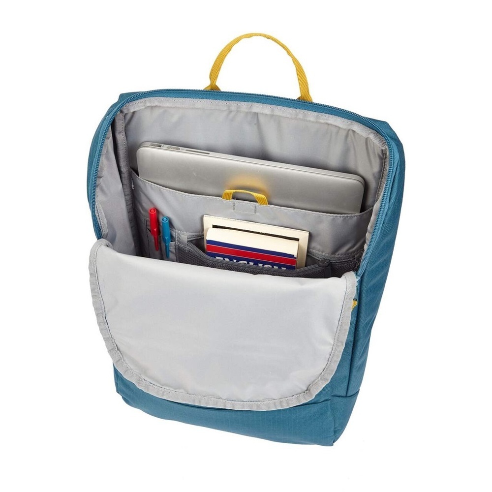 Woods Commuter 18 Daypack in teal/blue with yellow accents - Picture 2 of 7